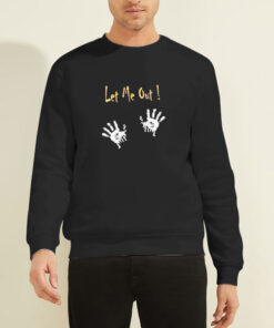 Let Me Out Halloween Maternity Sweatshirt