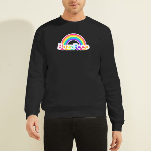 Pride 2019 Buzzfeed Rainbow Sweatshirt