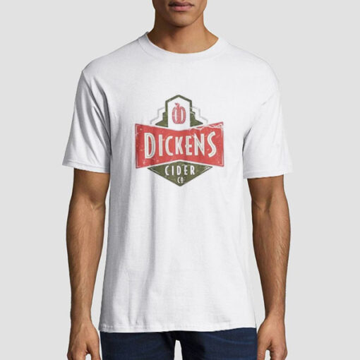 Distressed Look Dickens Cider T Shirt