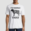 Funny Cow Id Smoke That Shirt
