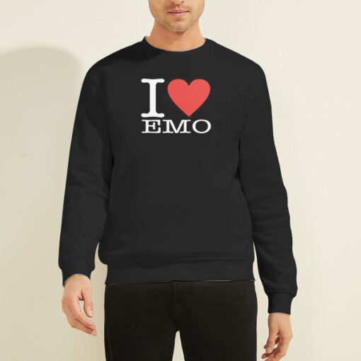 Funny I Heart Emo Sweatshirt