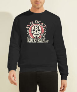 Skull Wildcat Rock N Roll Sweatshirt