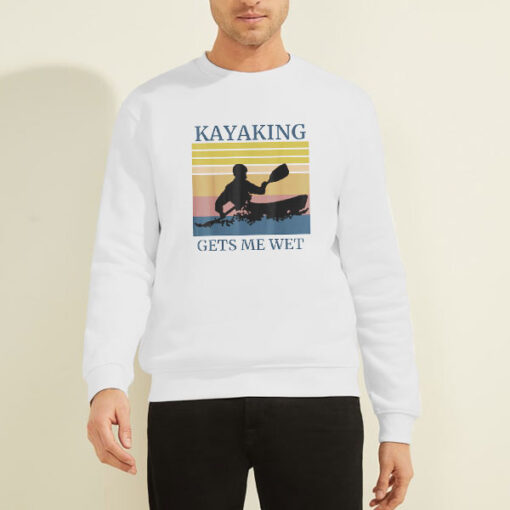 Halloween Kayaking Gets Me Wet Sweatshirt