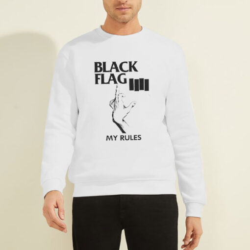 My Rules Black Flag Sweatshirt