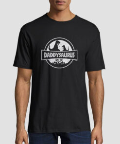 Father's Day Gift Daddysaurus Shirt
