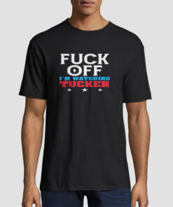 Fuck off Tucker Carlson Baffled T Shirt