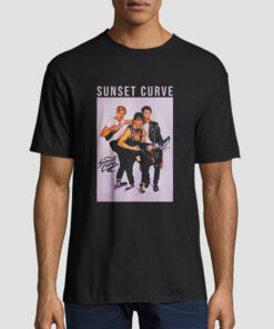 Retro Vintage Sunset Curve Shirt