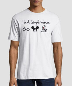 I'm a Simple Woman Harry Potter T Shirt