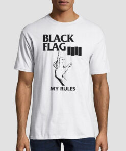 My Rules Black Flag T Shirt