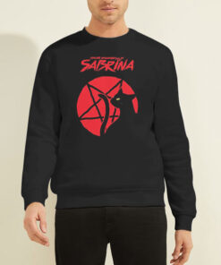 Sweatshirt Black Chilling Adventures of Sabrina Merch Salem Pentagram