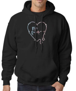 Hoodie Black Piper Rockelle Logo Drippy Heart