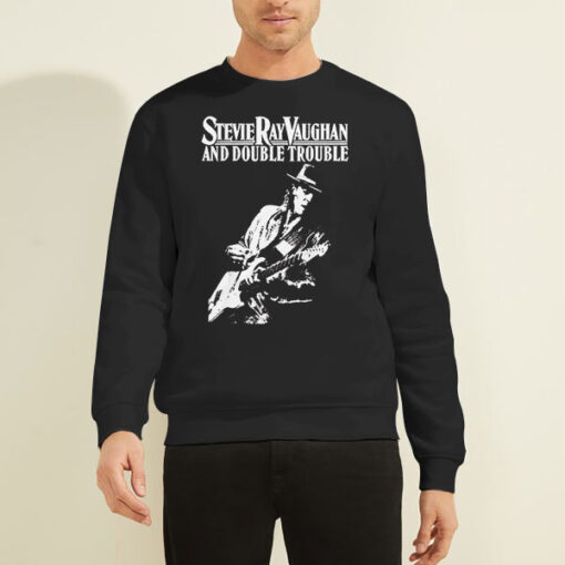 Sweatshirt Black Classic Stevie Ray Vaughan