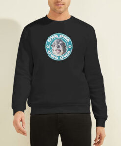 Sweatshirt Black Logo Owa Owa Dog Merch