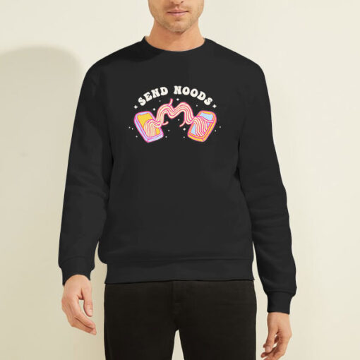 Ramen Graphic Send Noods Sweater
