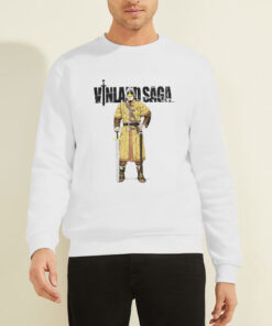 Sweatshirt White Bjorn Vinland Saga