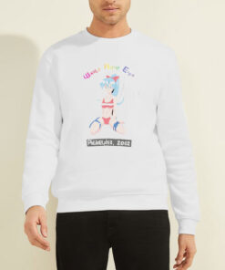 Sweatshirt White Konikotaka World Anime Expo 2002