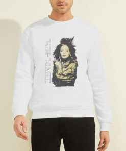 Sweatshirt White Vintage Janet Jackson