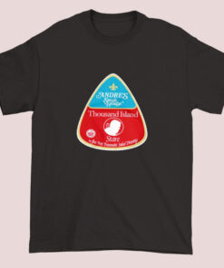 Thousand Island Stare at Andre's Steak House shirt featuring graphic design inspired by the iconic expression and restaurant branding