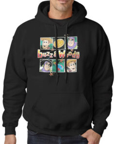 Hoodie Black Buzz and Woody Toy Story
