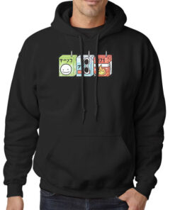 Hoodie Black Funny Juice Box Dream Team