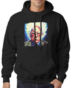 Hoodie Black Parody Bernie Sanders Saiyan