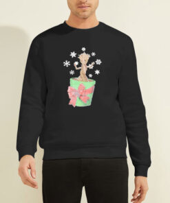 Christmas Galaxy Greeting Groot Sweatshirt