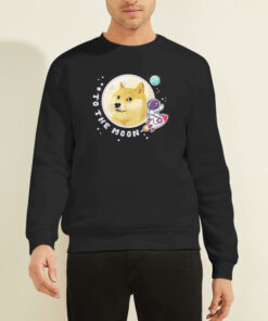 Funny to the Moon Doge Sweatshirt