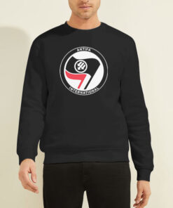 Logo Flag International Antifa Sweatshirt