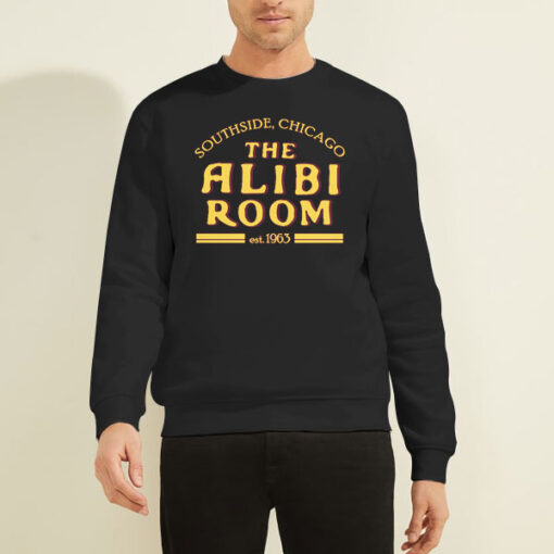 Sweatshirt Black The Alibi Room Chicago Est 1963