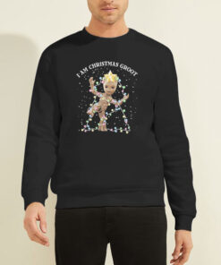 Vintage I Am Christmas Groot Sweatshirt