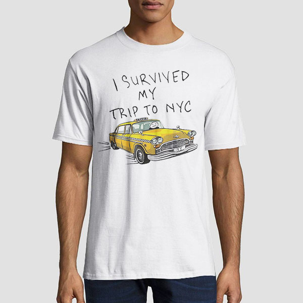 Buy Quotes I Survived My Trip to Nyc Tom Holland Shirt Cheap