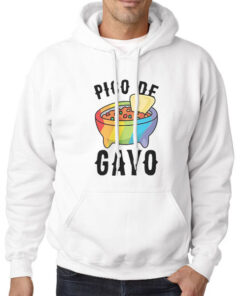 Hoodie White Gay Food Pico De Gayo