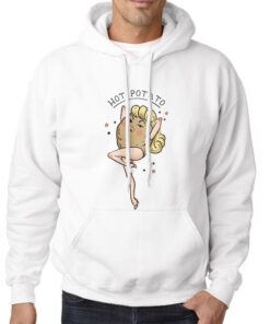 Hoodie White Inspired Parody Hot Potato