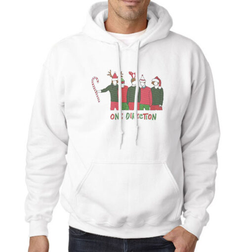 Hoodie White Parody One Direction Christmas