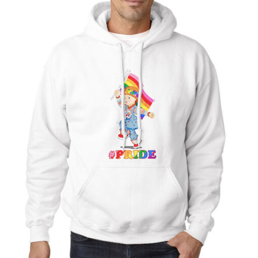 Hoodie White Pride Play Chucky Good Guys