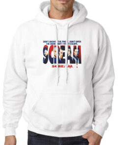 Hoodie White Vtg Scream 1996 Horror Movie