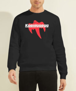 Sweatshirt Black Koenigsegg Ghost Logo