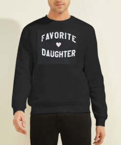 Sweatshirt Black The Love Favorite Daughter