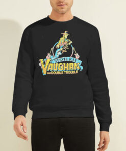 Sweatshirt Black Vintage 90s Stevie Ray Vaughan