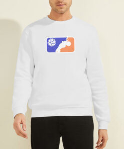 Sweatshirt White Basketball Rocket League