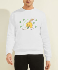 Sweatshirt White Don't Pinch Me Gudetama Lazy