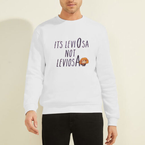 Sweatshirt White It's Not Leviosa Hermione Granger