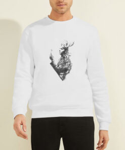 Sweatshirt White Vintage Fanart Hannibal