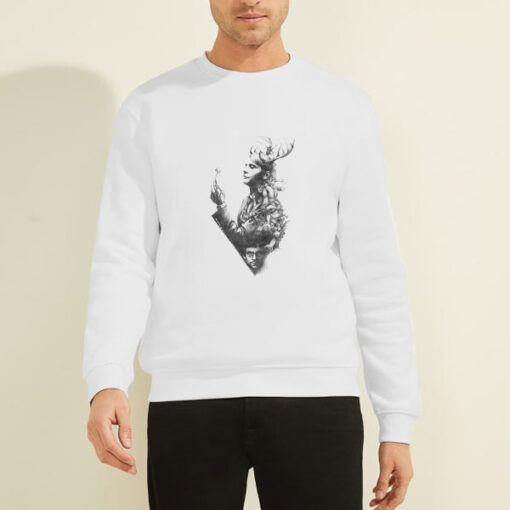 Sweatshirt White Vintage Fanart Hannibal