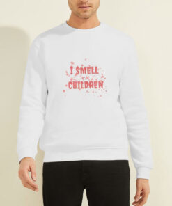 Sweatshirt White Vintage I Smell Children