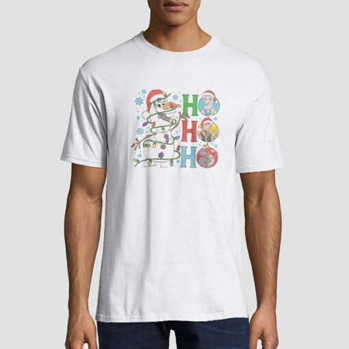 T shirt White Hohoho Olaf the Snowman