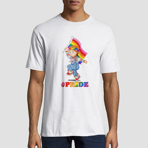 T shirt White Pride Play Chucky Good Guys