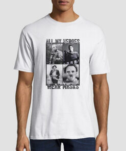T shirt White Vintage Character Serial Killer Clothing