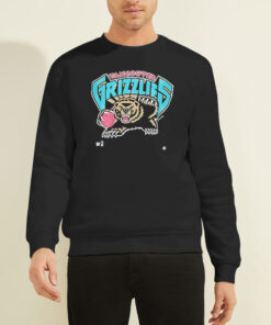 Sweatshirt Black 90s Vancouver Grizzlies Logo