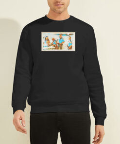 Sweatshirt Black The Moment With Police Chris Chan